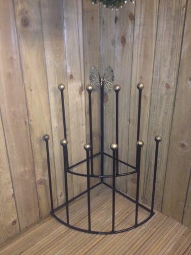 Gold Butterfly Corner Welly Holder 5 Pair