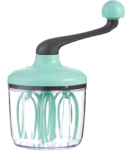 Sbattitore Manuale Per Panna Classico - 1100ml, A Manovella, Con 4 Alberi, Accessorio Cucina - Foto 9