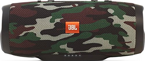 JBL Charge 3 Tragbarer Bluetooth-Lautsprecher (wasserdicht, mit 6000 mAh Power Bank und Freisprechfunktion) camo