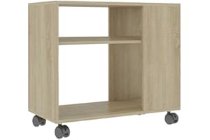 ‎VIDAXL vidaXL Stolik boczny, dąb sonoma, 70x35x55 cm, materiał drewnopochodny