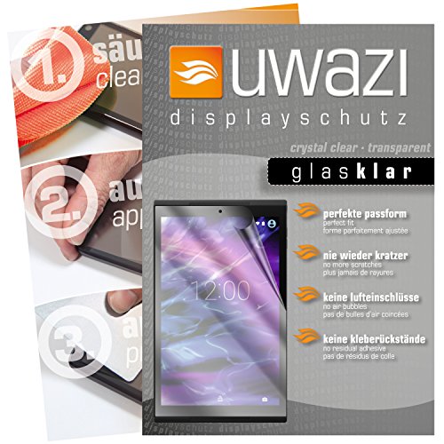 Preisvergleich Produktbild Medion Lifetab X10302 Schutzfolie 3x uwazi glas-klare Displayschutzfolie Folie