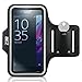 Produktbild Sportarmband, BEZ® Wasserabweisendes Sport-Armband Armtasche Hülle mit Schlüsseltasche für Sony Xperia XZ - Smartphone Fitness Armband für Laufen, Wandern , Radfahren , Reiten