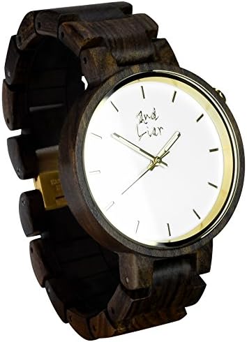 Wooden Watch ⚒ handmade ⚒ Woodwatch | Wood: dark Sandalwood | Housing Diameter: 38mm | Women | 12 Months Warranty | 30 Days Money Back Guarantee