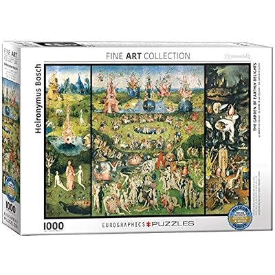 Eurographics "Jérôme Bosch Le Jardin des Délices/Triptyque Puzzle (Lot de 1000, Multicolore)