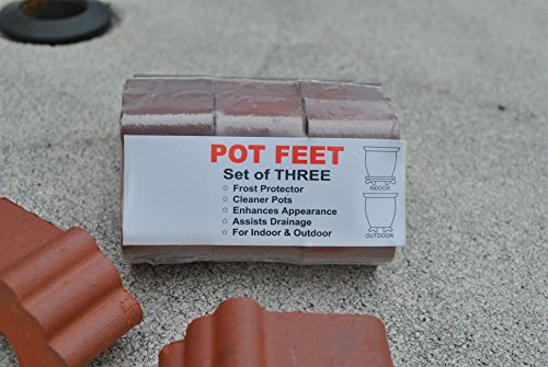 Kübelfüsse,Untersetzer,Terracotta,9er Set,sehr stabil - 3