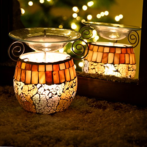 Duftlampe Tunis Aromalampe Mosaik-Glas Vernebler Deko aroma melts