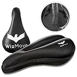 NO ES COMO OTROS ASIENTOS PARA BICICLETAS este es seguro y se puede usar en cualquier nivel de ciclismo. Con el gel extra suave de alta calidad de silicona en el interior y la superficie inferior anti adherente, sentirá instantáneamente su comodidad a diferencia de otras fundas de asiento económicas con falta de gel o materiales deslizantes.