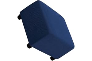 WWQQKJ Square Ottoman Cover 50x50/60x60/80x80 Square Ottoman Cover, Jacquard Pouf Cover, Pouffe Cover with Elastic Bottom, Breathable and Soft Elastic for Protective Stool(C,Large)