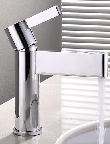 huajing® Hob Mounting Single Handle A Hole In Chrome Bathroom Sink Faucet
