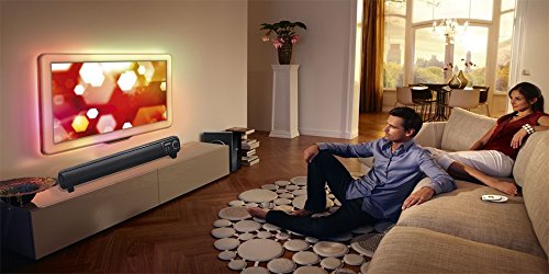 LONPOO 600X Compact Sound bar Speaker 10W USB Powered with Volume Knob for Computer Laptop Smartphones (AC Adapter not include)