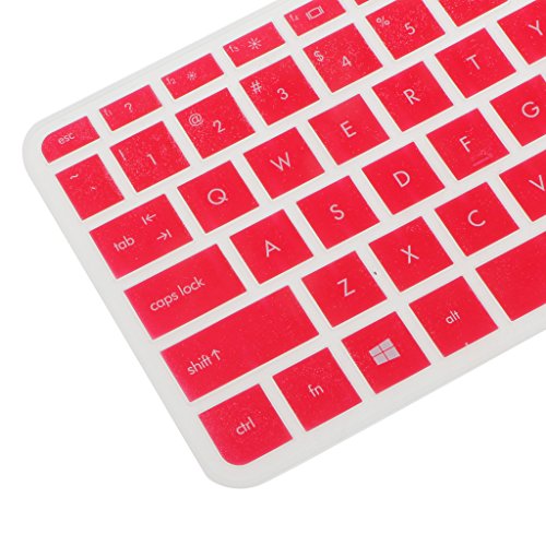 Gazechimp 6 Stk. Silikon Tastaturschutz QWERTY Keyboard Abdeckung Schutzhülle für 15″ HP Pavilion - 5