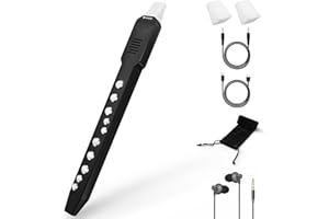 Vangoa EWI-100 Portable Mini Digital Electronic Wind Instrument Synthesizer Rechargeable with Removable Mouthpiece for Kids Adults Beginners