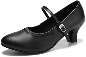 SWDZM Tanzschuhe Damen Latein Geschlossen Bequem Salsa Character Moderne Tango Ballsaal Tanzschuhe