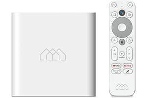 GREVA HOMATICS Android TV Box 4K HDR, Android Smart TV Box 11.0 RAM 2G ROM 16G WiFi 5 Bluetooth 5.0 Soporte Chromecast, Hulu, Prime Video, Netflix, Disney+ Streaming Media Player con Control Remoto por Voz