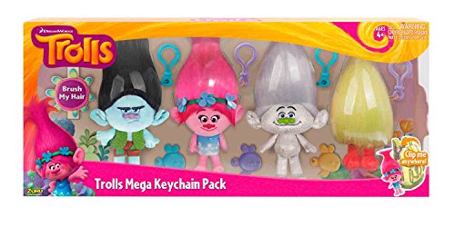 Trolls - 34053 - Porte-Clés - 4 Pack - 22 cm