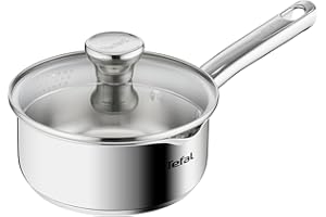 Tefal Casserole 16 cm et couvercle filtrant, Induction, Acier inoxydable 18/10 haute qualité, Garantie 10 ans, Duetto A7052263