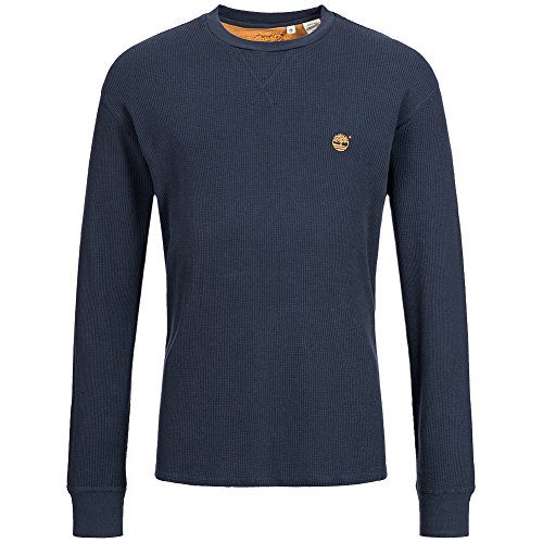 Timberland Waffle Crew Men's Long-Sleeved Pullover with 21278 410, 21278-410