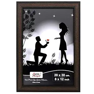 AJANTA ROYAL Wall Decor Photo Frames 8 x 12 Inch : A-187 (1 Qty, Brown)