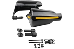 MASO Parabrezza per moto Parabrezza Deflettori,Protezioni vento freddo protettore,7/8" manubrio Handguard Handle Protector,Bike Handguard Wind Guard