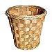 Produktbild GAOCF Lager Fässer Mülleimer Gerüst Sanitation Mülleimer Fuß Auf Den Müll Medizinische Mülleimer Pedal Müll Mülleimer Retro Ländlichen Kreativen Mülleimer Wohnzimmer Home Office Hölzerne Mülleimer Material Rattan Spezifikationen 29 * 28Cm