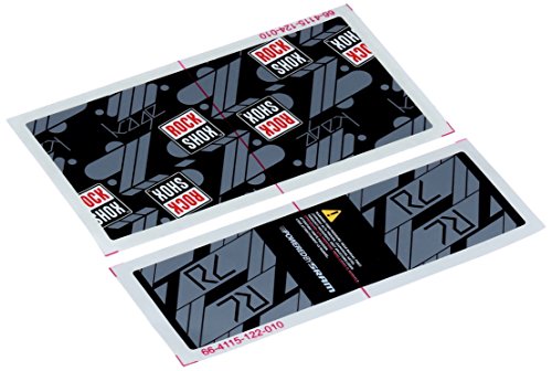 Preisvergleich Produktbild RockShox Kage 216-222 mm Aufkleber-Set, grau