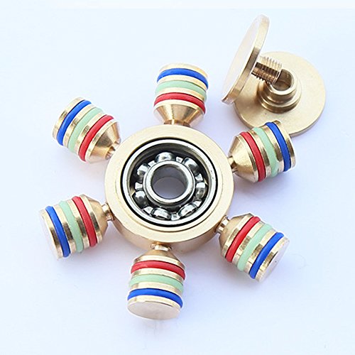 Spinner Toy , Noctilucent Hexagonal Fidget EDC Toy, Customizable Spinner, Brass, R188 Detachable Bearing, 2 - 5 Minutes Spins, Relieves Your Stress, ADHD, Anxiety, Improve Focus And Attention Spinner Toy , Noctilucent Hexagonal Fidget EDC Toy, Customizable Spinner, Brass, R188 Detachable Bearing, 2 - 5 Minutes Spins, Relieves Your Stress, ADHD, Anxiety, Improve Focus And Attention
