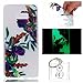 Produktbild Hülle Leuchtende Galaxy Note8 (6,3 Zoll) Silikon Etui Handy Hülle Weiche Transparente Luminous TPU Back Case Tasche Schale Leuchten In Der Nacht Für Galaxy Note8 (6,3 Zoll) + Schlüsselanhänger (P) (7)