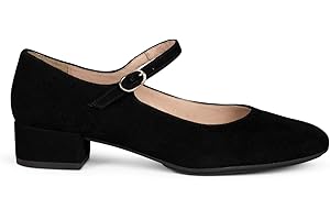 miMaO. Merceditas de tacón bajo de Piel Hechas en España. Tecnología del Confort