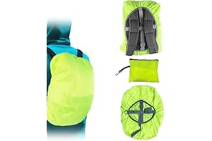 Luvadeyo Parapioggia per Zaino Borsa da Scuola (20-25L), Coprizaino Antipioggia con Fibbia Regolabile Impermeabile Outdoor Zaino Parapioggia Parapolvere