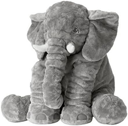 Children Elephant Pillow Novelty Animal Plush Soft Kids Sleeping Comfort Cushion Doll Toy Gifts 23.6 inch