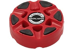 BAUER – Silvver Inline Hockey Puck I Streethockey-Puck I Puck för skoter och inlines I Inomhusspuck med låg friktion I förhindrar hoppning –