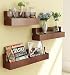 Home Sparkle Sh727 Wall Shelf, Set of 3 (Lacquer Finish, Brown) RS.1049.00