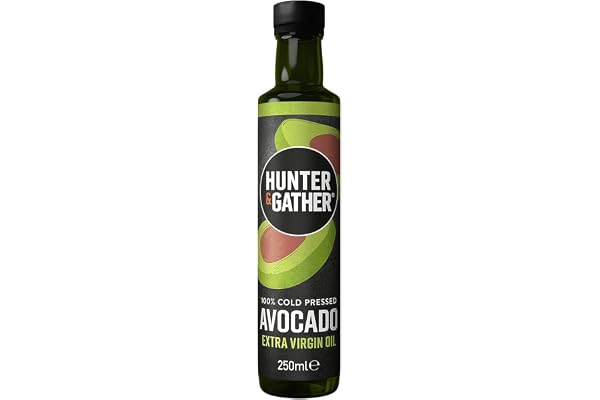 Hunter & Gather extra virgin avokadoolja - 250ml | Kallpressad, oraffinerad och buteljerad i Storbritannien