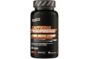 ETHICSPORT - Caffeina Suprema - Confezione 30 cps - Integratore alimentare a base di Caffeina (200 mg/dose die) con estratto di Galanga, Taurina e Vitamine