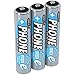 Price comparison product image ANSMANN 800mAh NiMH AAA Low Self Discharge Pre-Charged Rechargeable Batteries for DECT Phones (Pack of 3)
