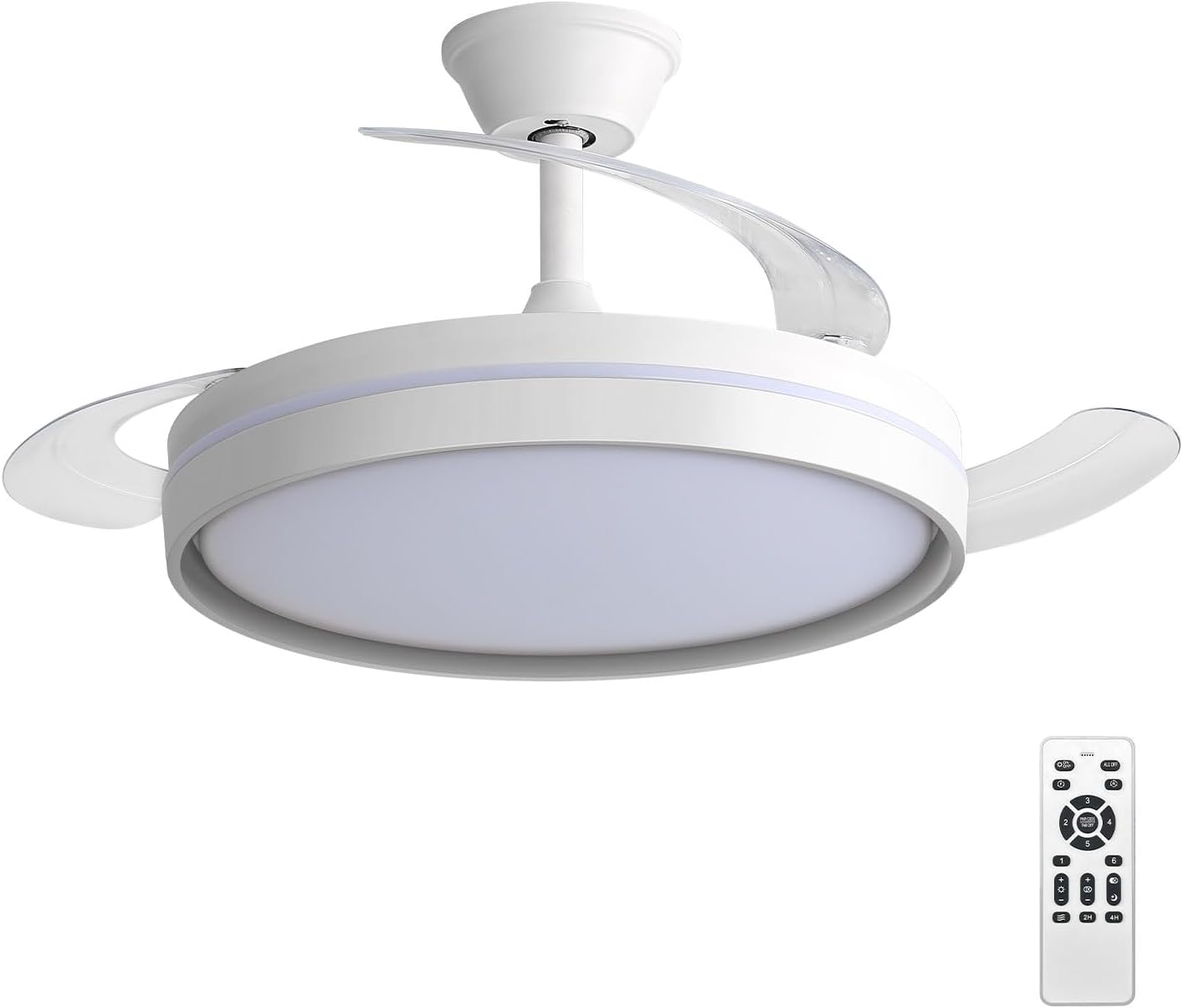 Avis d'Expert & Test Approfondi : EXTRASTAR 106cm Ventilatore da Soffitto con L (Sélection)