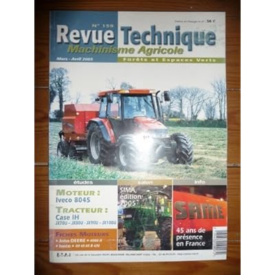 Case Ih Jx7ou Jx8ou Jx9ou Jx10ou Moteur Iveco 8045 - 