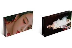 GENIE MUSIC JISOO Blackpink - JISOO primer álbum individual [ME] CD + póster plegado (versión roja, 1 póster plegado)