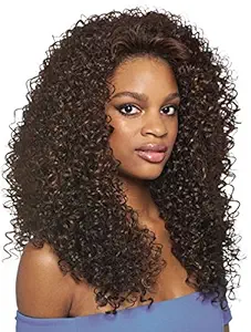 S1B/BU : Outre Synthetic Hair Half Wig Quick Weave Batik Dominican Curly (S1B/BU)