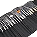 TRIXES Nail Art Brushes 20pcs Nail Art Design Painting Detailing Brush & Dotting Bundle Kit with Black Case