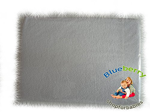 TERRY TOWELLING FITTED SHEET TODDLER BED BABY COTBED 70 X 140 CM (27,5" x 55") (White)