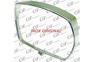 CORNICE FARO IN ACCAIO INOX CROMATA PER FANALE ANTERIORE VESPA 50 SPECIAL