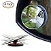 Produktbild 4 Pack Upgrade 5,1 cm Blind Spot Spiegel, ampper 360 ° drehen + 30 ° Sway Adjustabe HD Glas konvex Weitwinkel Rear View Car SUV Motorrad Universal Fit Linse