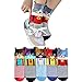 Produktbild PIXNOR Baumwoll-Socken - PIXNOR 5 Paar Cartoon Tier Socken Rohr (5 Tiere)