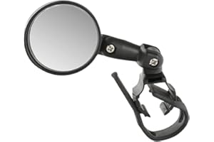 M-Wave Unisex Adult Spy Mini 3D Bicycle Mirror - Black, One Size