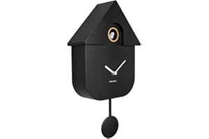 Karlsson Cuckoo House - Orologio a cuckoo house, colore: nero