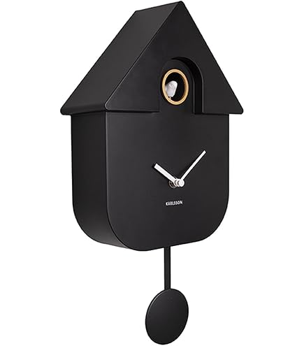 Horloge murale placage de bois Karlsson Swing Pendulum - Horloges