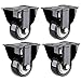 Produktbild Furniture casters 4X-50mm Universal-Lenkrollen, Hochwertiger PVC-Kunststoff, Hohe Verschleißfestigkeit, Einzellast 50 Kg, Geeignet Für Leichte Möbelrollen