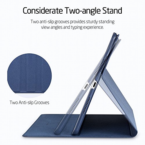 iPad Pro 9.7 Hülle, ESR® Auto aufwachen / Schlaf Funktion und Einstellbarem Blickwinkel Funktion Schutzhülle für iPad Pro 9.7 Zoll (Marineblau) - 3