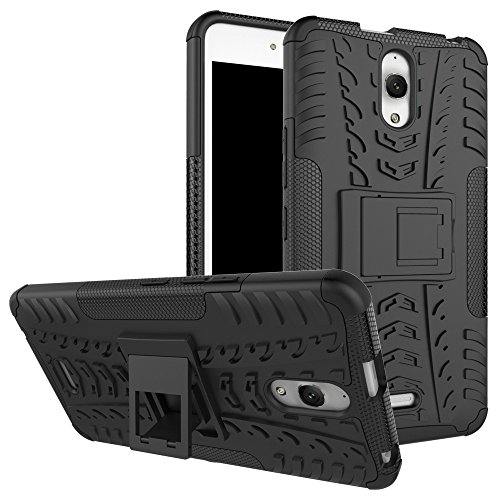 Alcatel Pixi 4 6 inch 3G 8050 Funda   Anzhao Heavy Duty silicona h  brida con soporte C  scara de Cubierta Protectora de Doble Capa Funda Caso para Alcatel Pixi 4 6 inch 3G 8050  Negro 